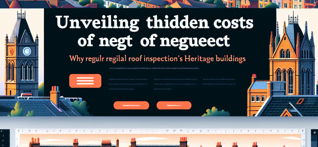 Unveiling the Hidden Costs of Neglect: Why Regular Roof Inspections Are Vital for Darlington's Heritage Buildings